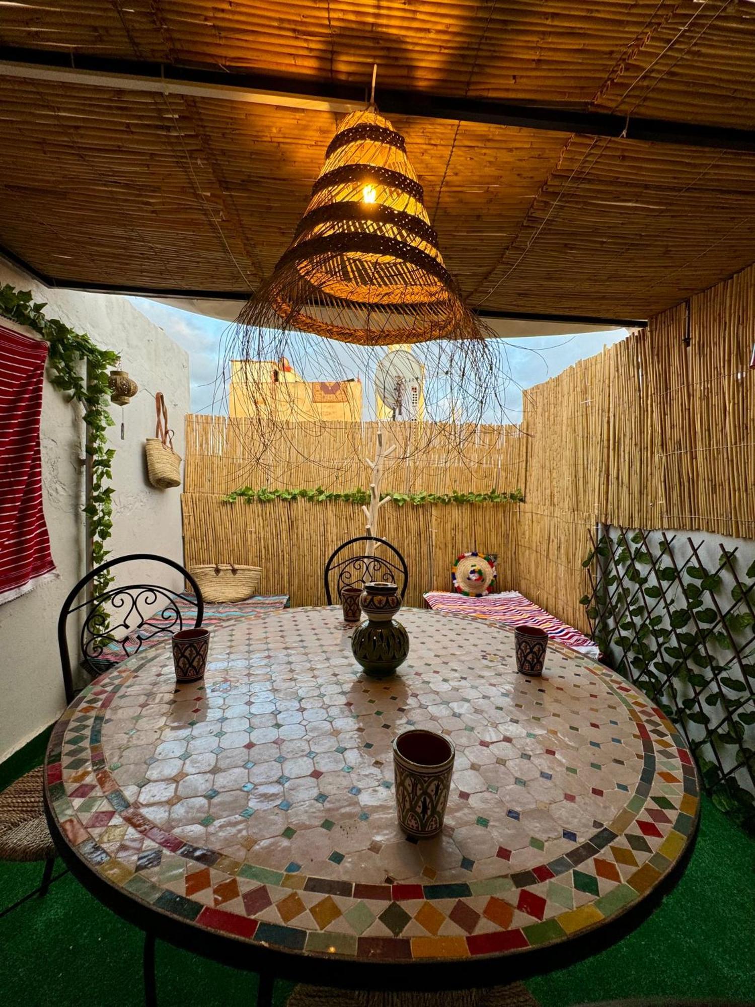 La Casa De Oussama With Traditional Private Terrace Rabat Exterior photo